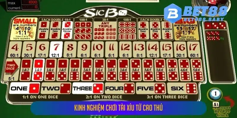 Kinh Nghiệm Chơi Tài Xỉu Từ Cao Thủ